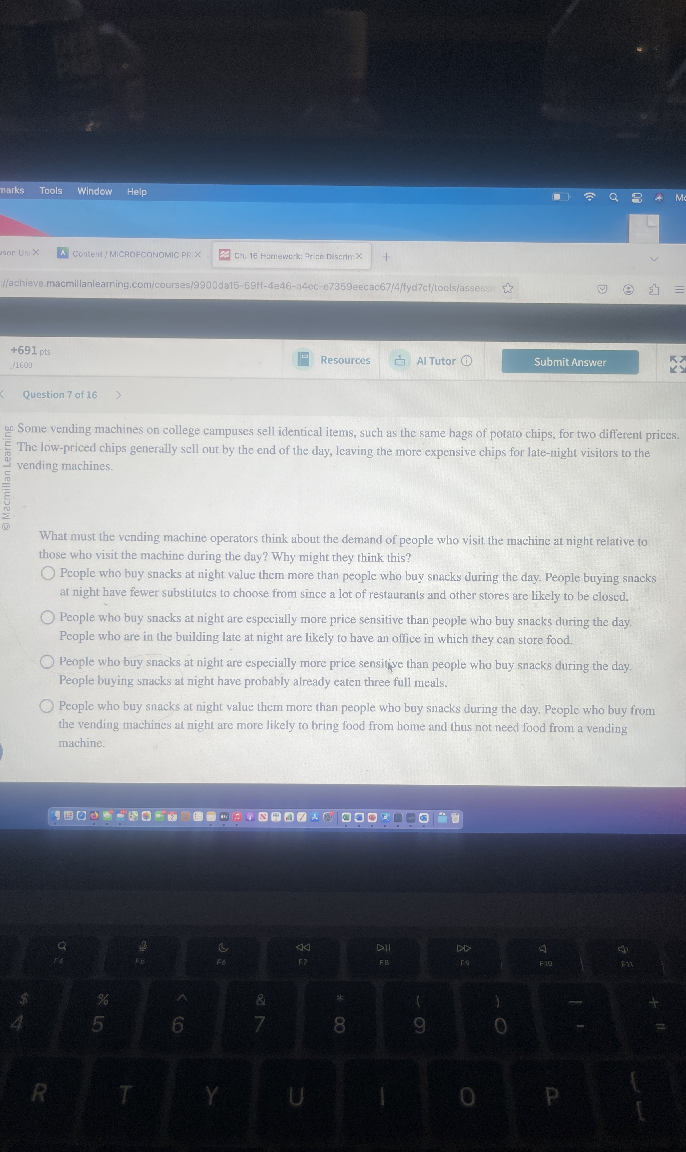 narks Tools Window Help Content / MICROECONOMIC
