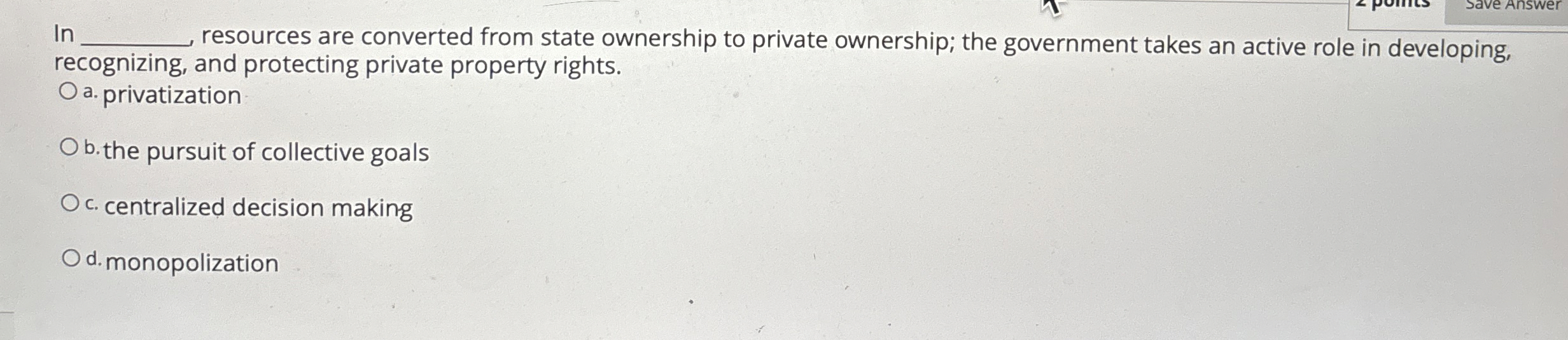 In q , resources are converted from state