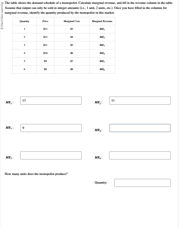 M R l : M R 2 : M R 3 : M R 4 : M R 5 : M R 6 :