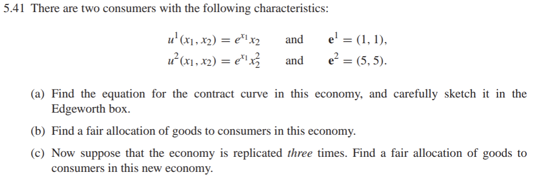 5 . 4 1 There are two consumers with the