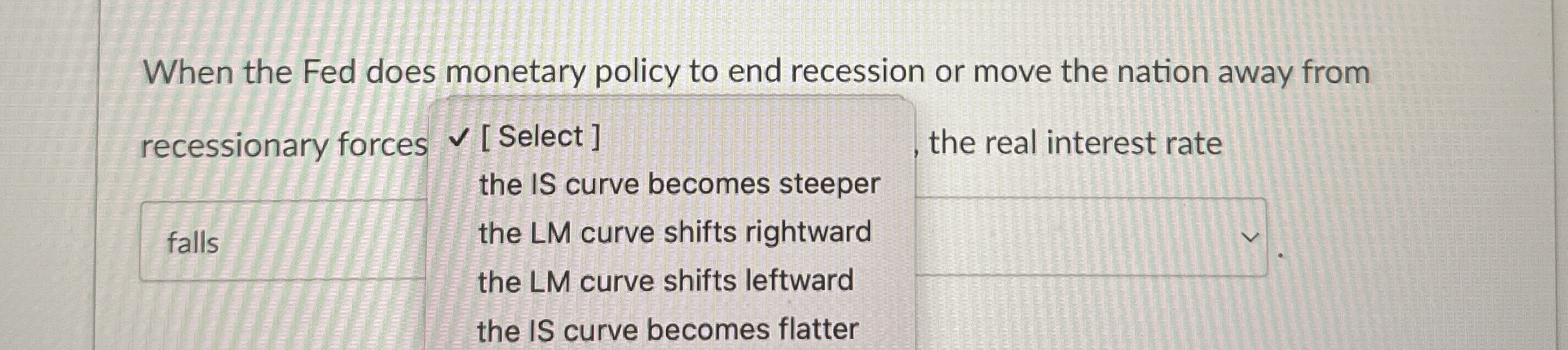 When the Fed does monetary policy to end