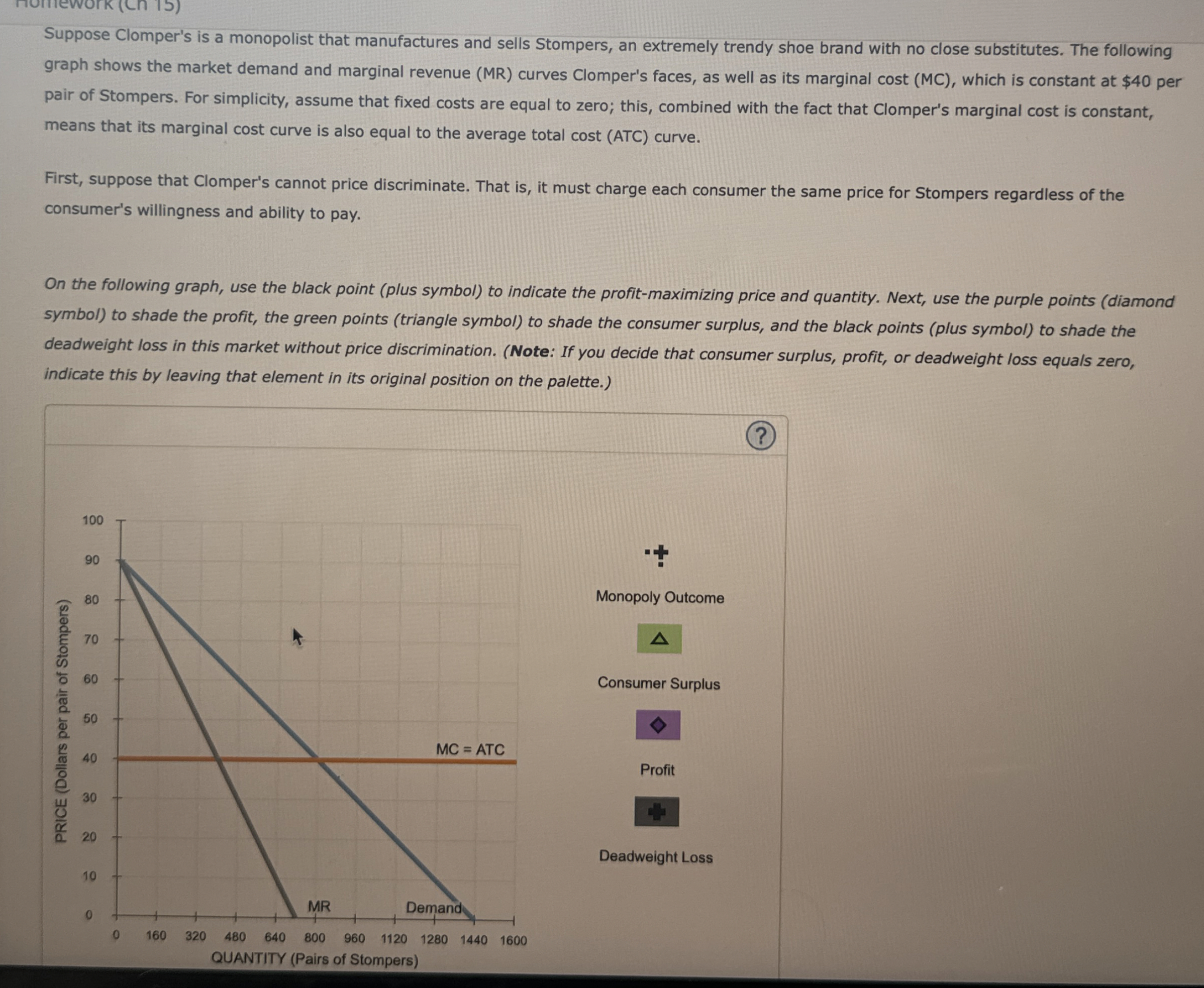 nomework ( cn is ) Suppose Clomper's is a