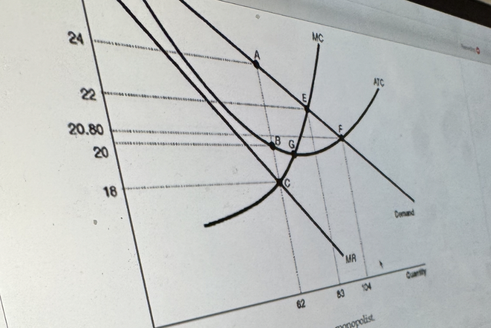 Using this graph: what is the monopolists profit?