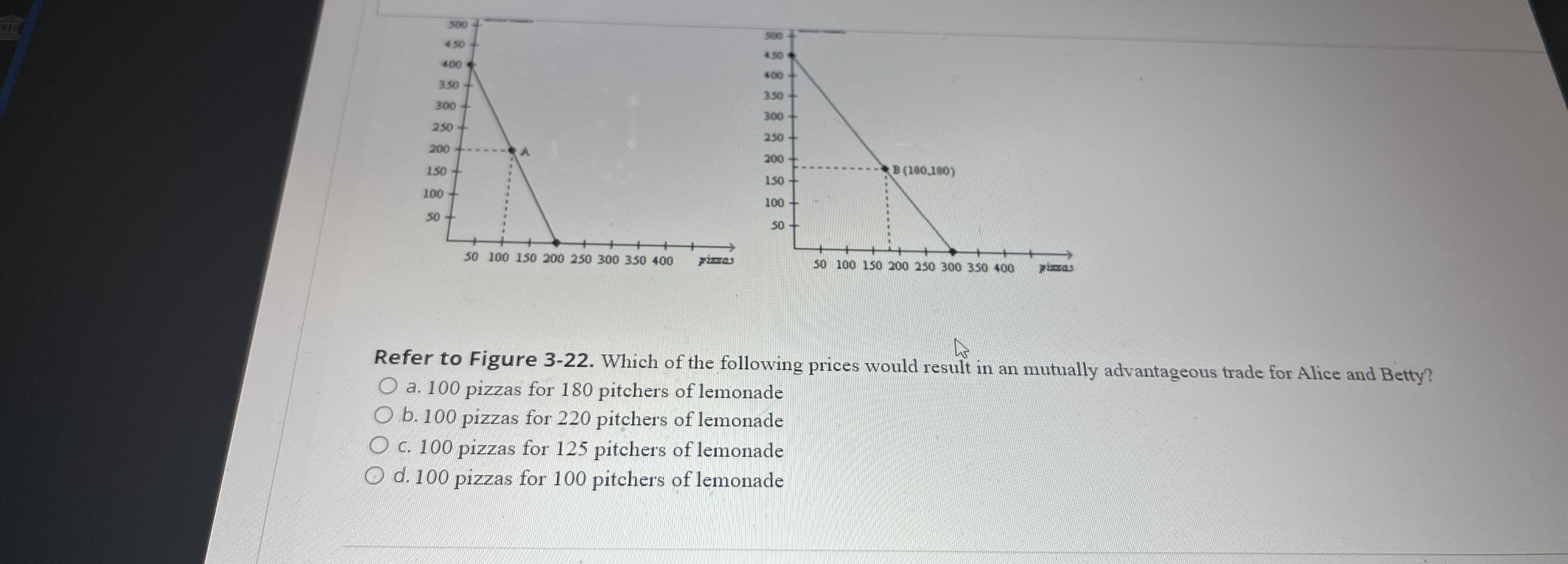 Refer to Figure 3 - 2 5 . Chile should specialize