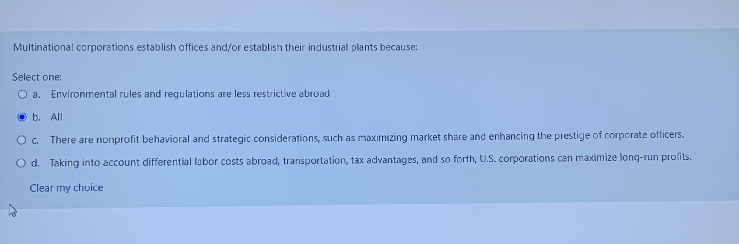 Multinational corporations establish offices and