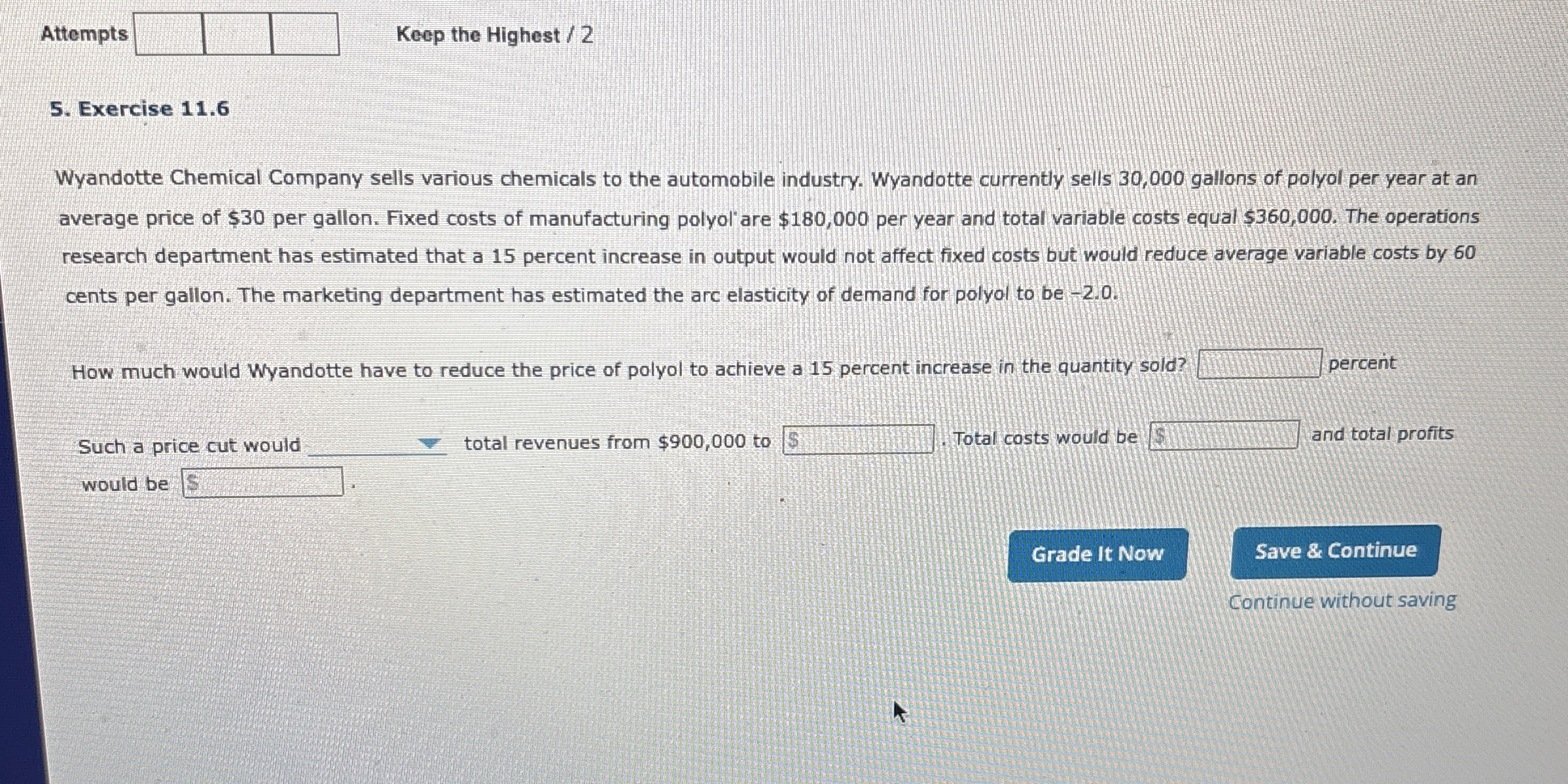 Attempts Keep the Highest / 2 5 . Exercise 1 1 .