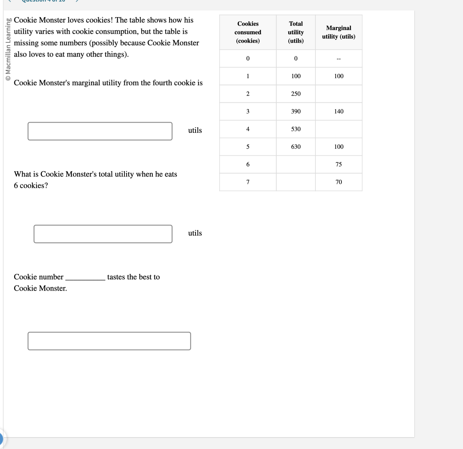 utils Cookie number tastes the best to Cookie