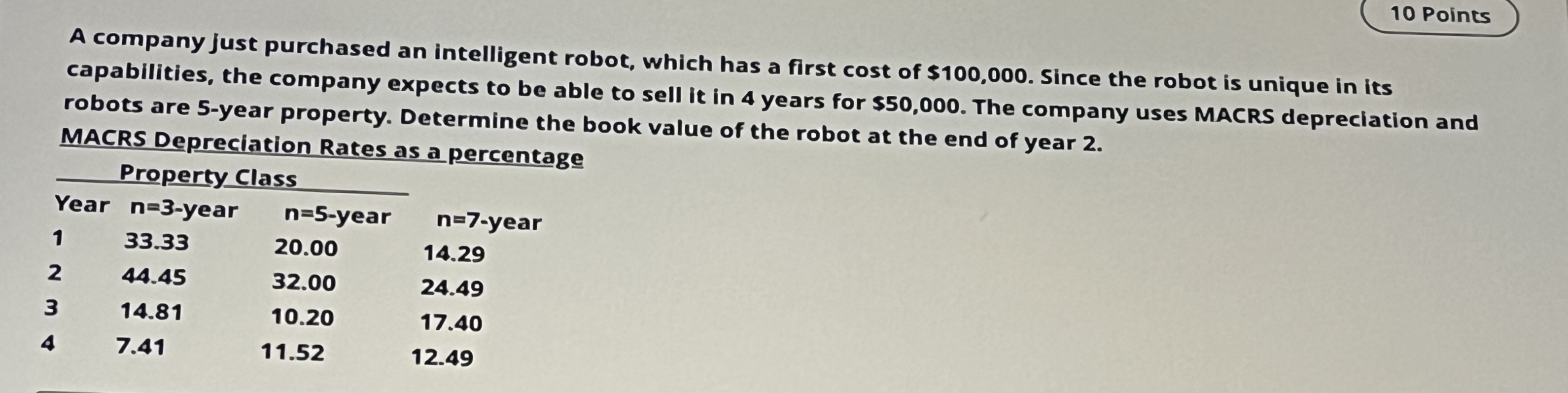 A company just purchased an intelligent robot,