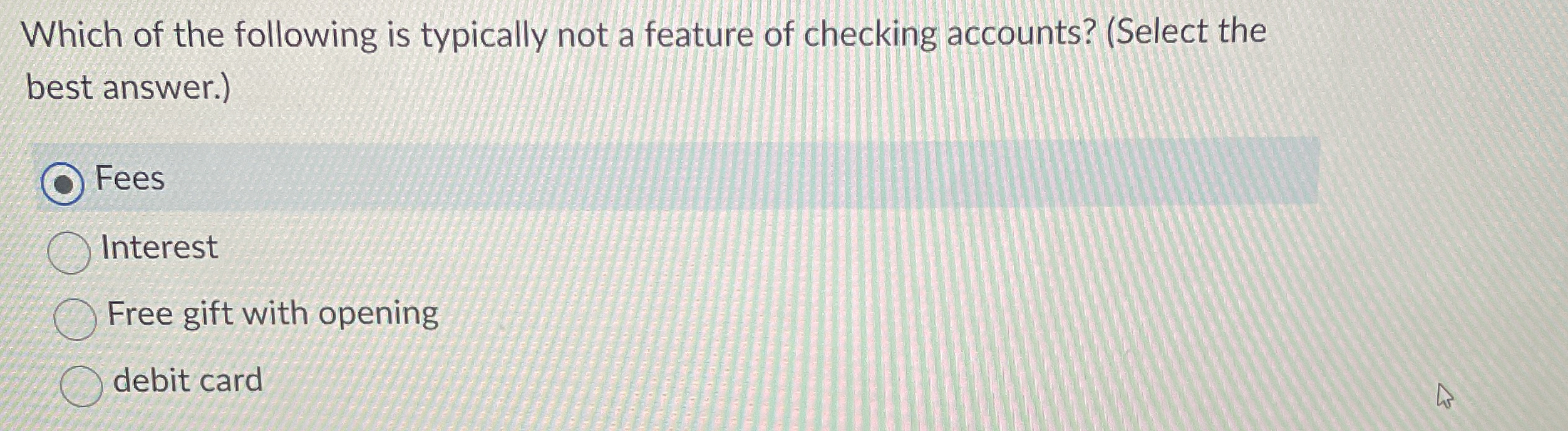Which of the following is typically not a feature