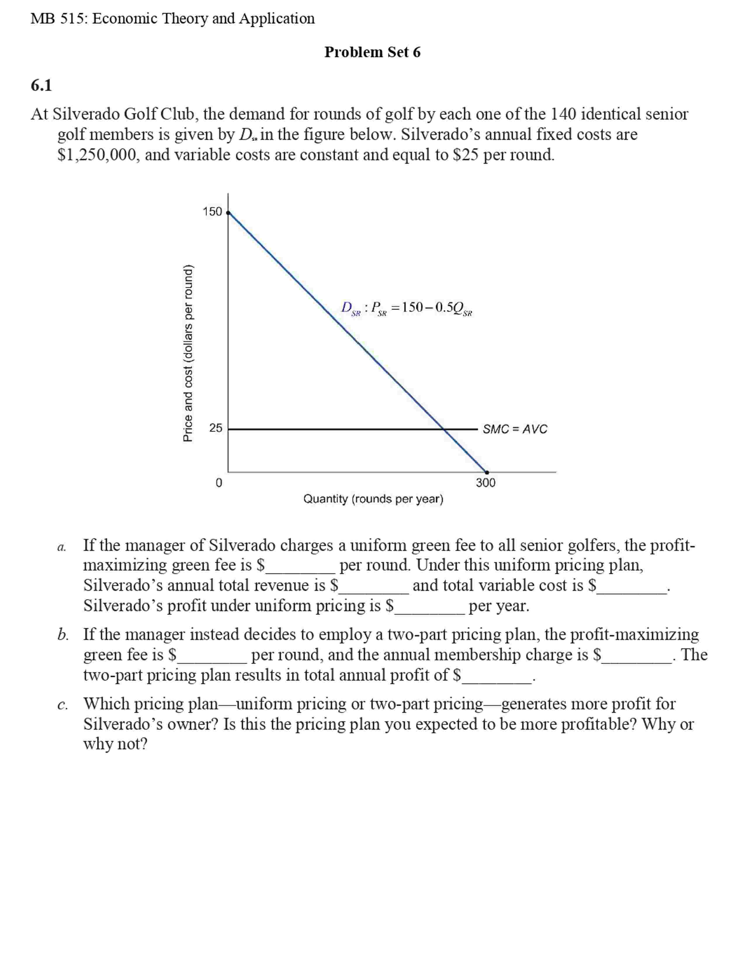 MB 5 1 5 : Economic Theory and Application