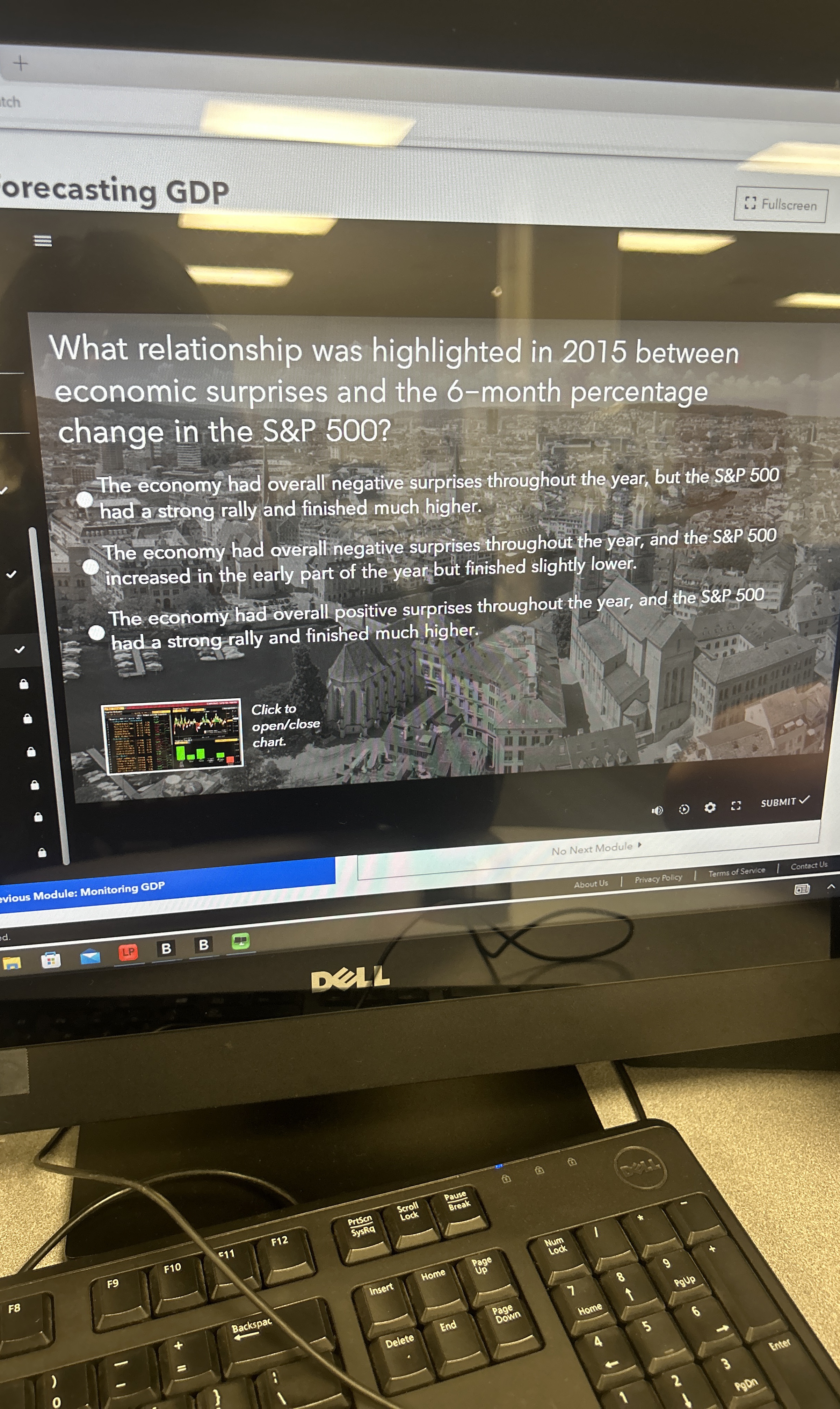 orecasting GDP is Fullscreen What relationship