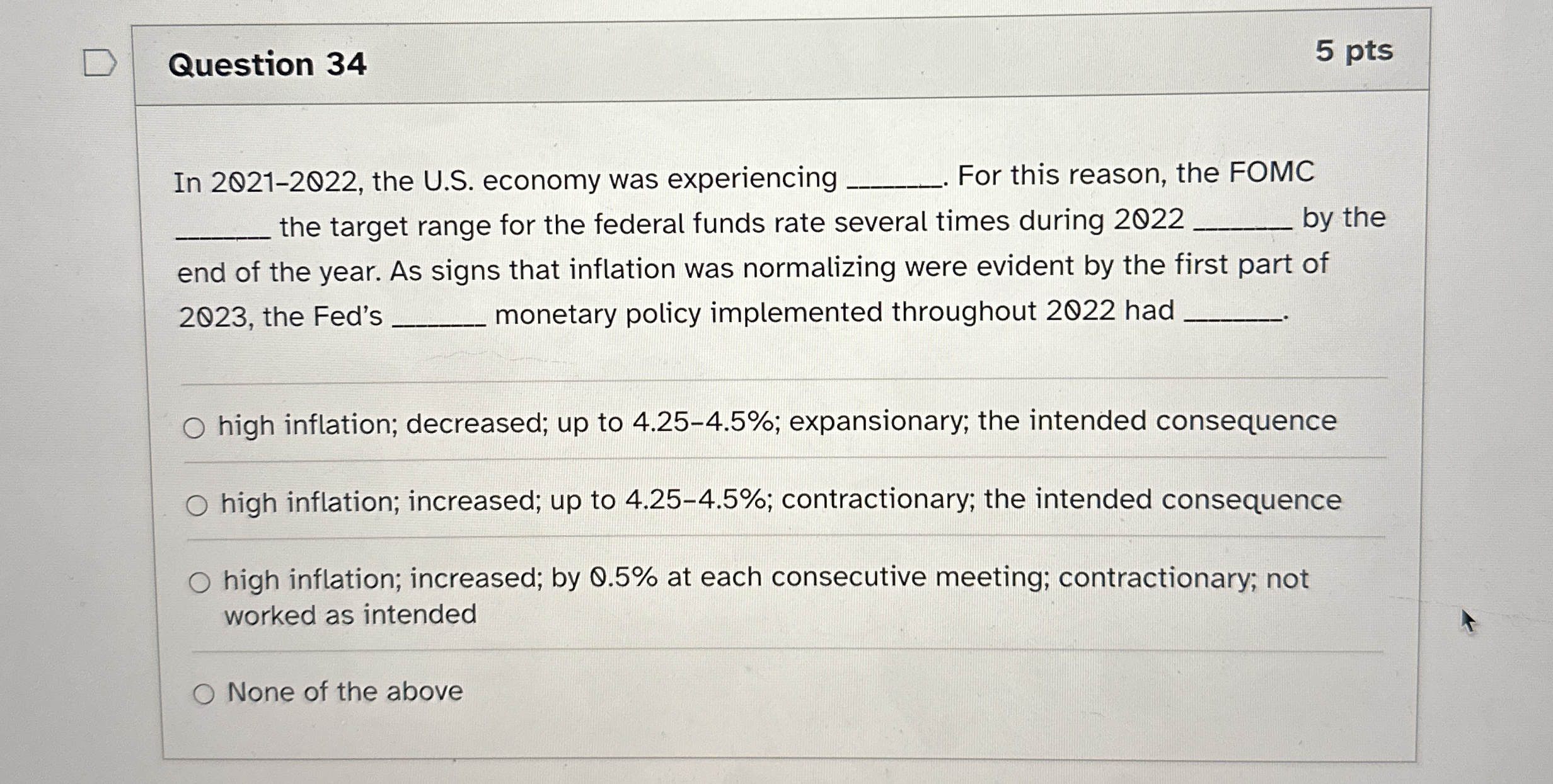 Question 3 4 5 pts In 2 8 2 1 - 2 0 2 2 , the U .