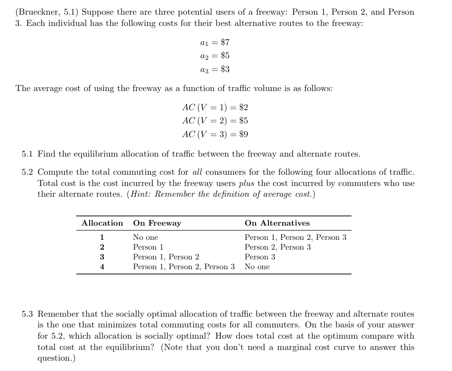 ( B r u e c k n e r , 5 . 1 ) Suppose there are