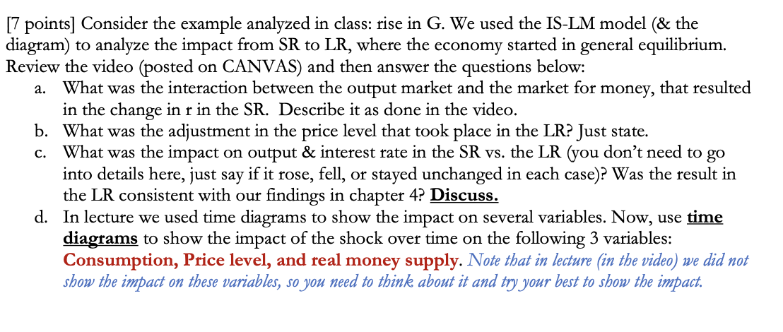 [ 7 points ] Consider the example analyzed in