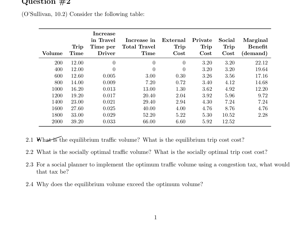 ( O ' Sullivan , 1 0 . 2 ) Consider the following
