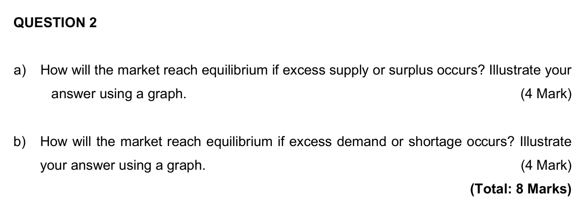 QUESTION 2 a ) How will the market reach