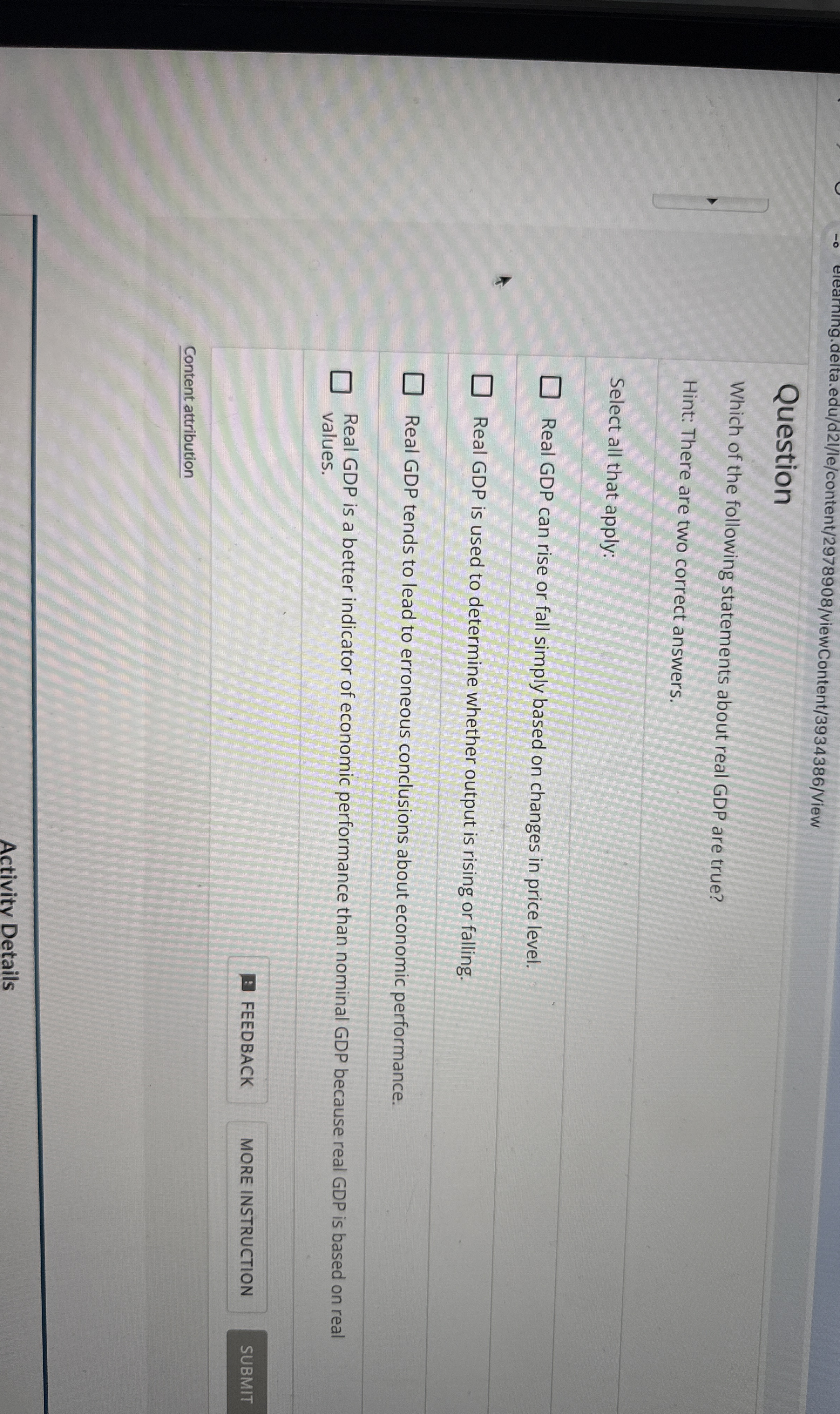 elearning.delta.edu / d 2 1 / le / content / 2 9