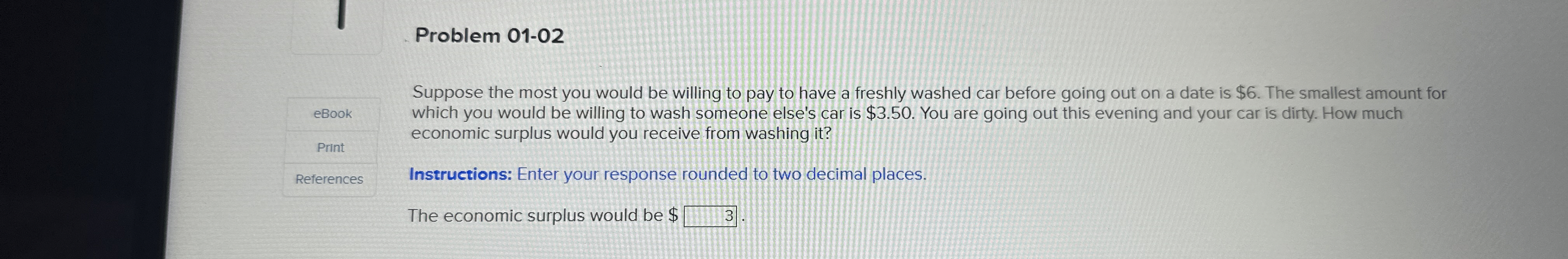 Problem 0 1 - 0 2 eBook Suppose the most you