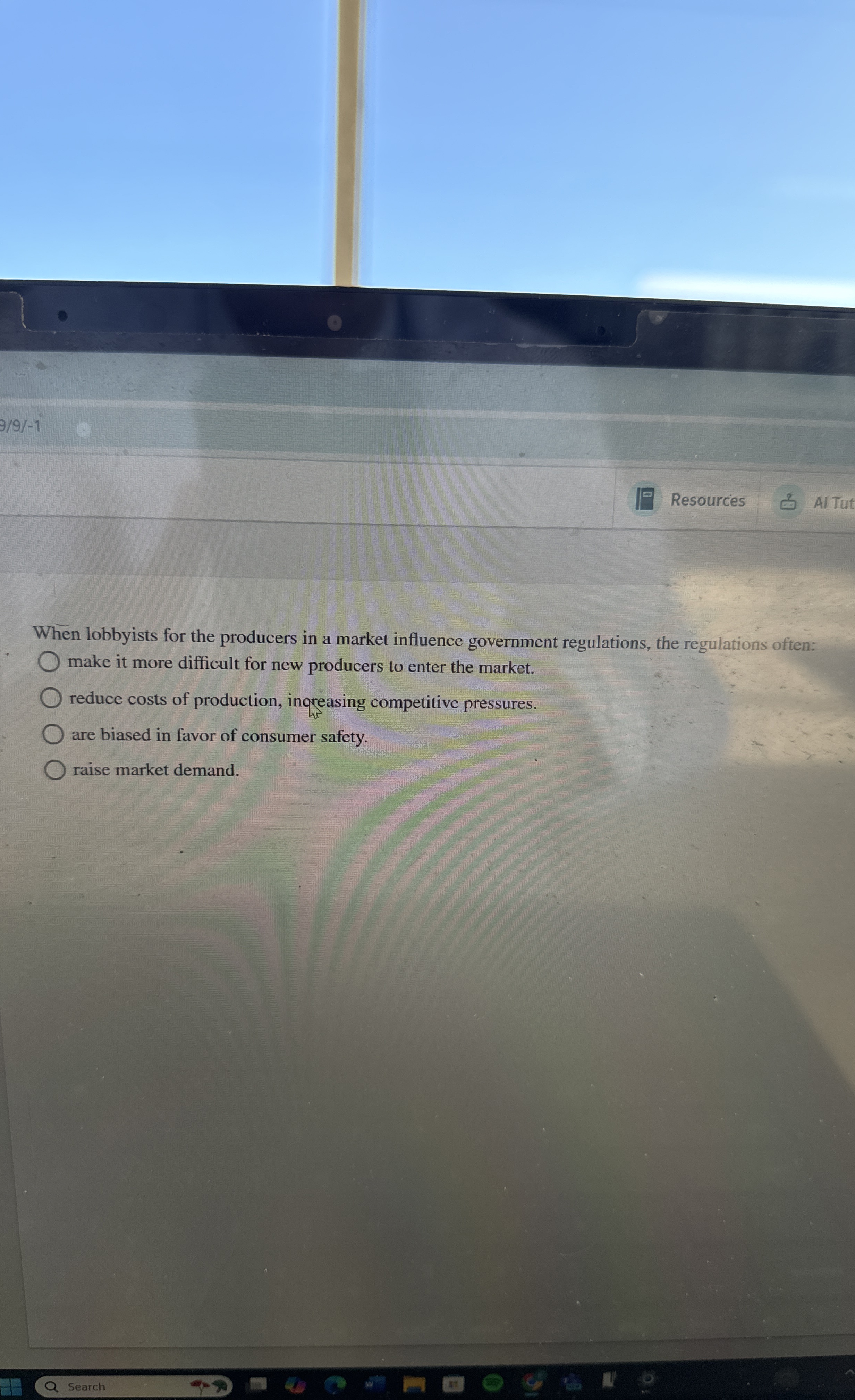 9 / 9 / - 1 Resources Al Tut When lobbyists for