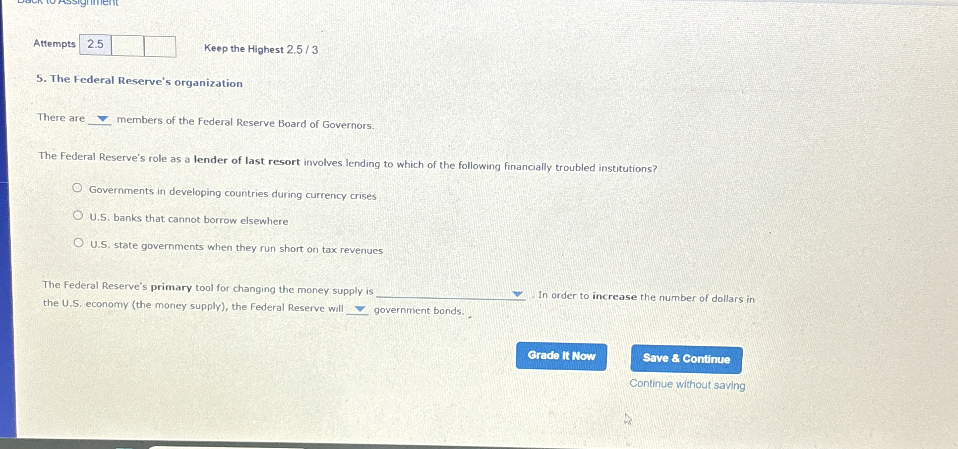 Attempts 2 . 5 Keep the Highest 2 . 5 3 5 . The