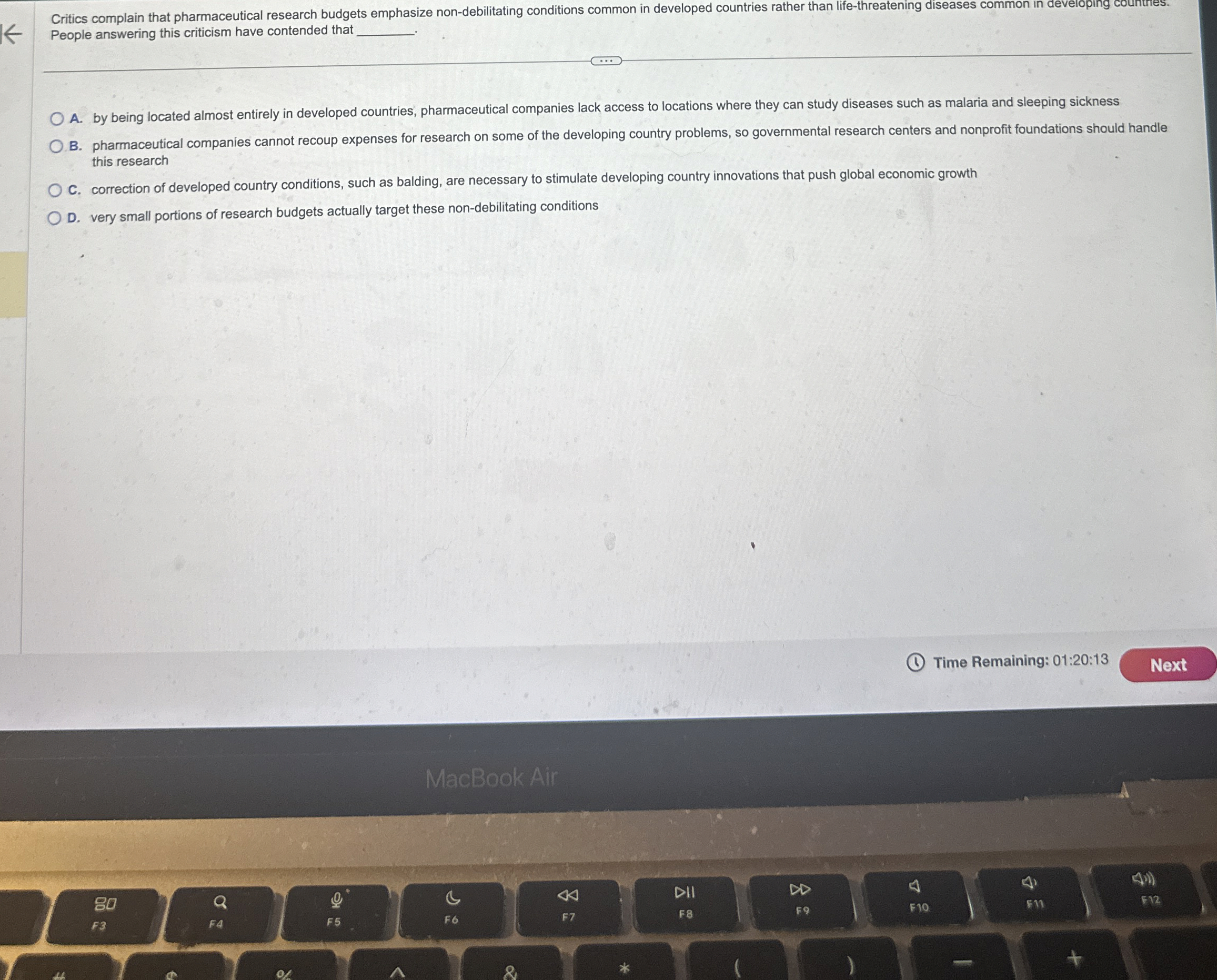 Critics complain that pharmaceutical research