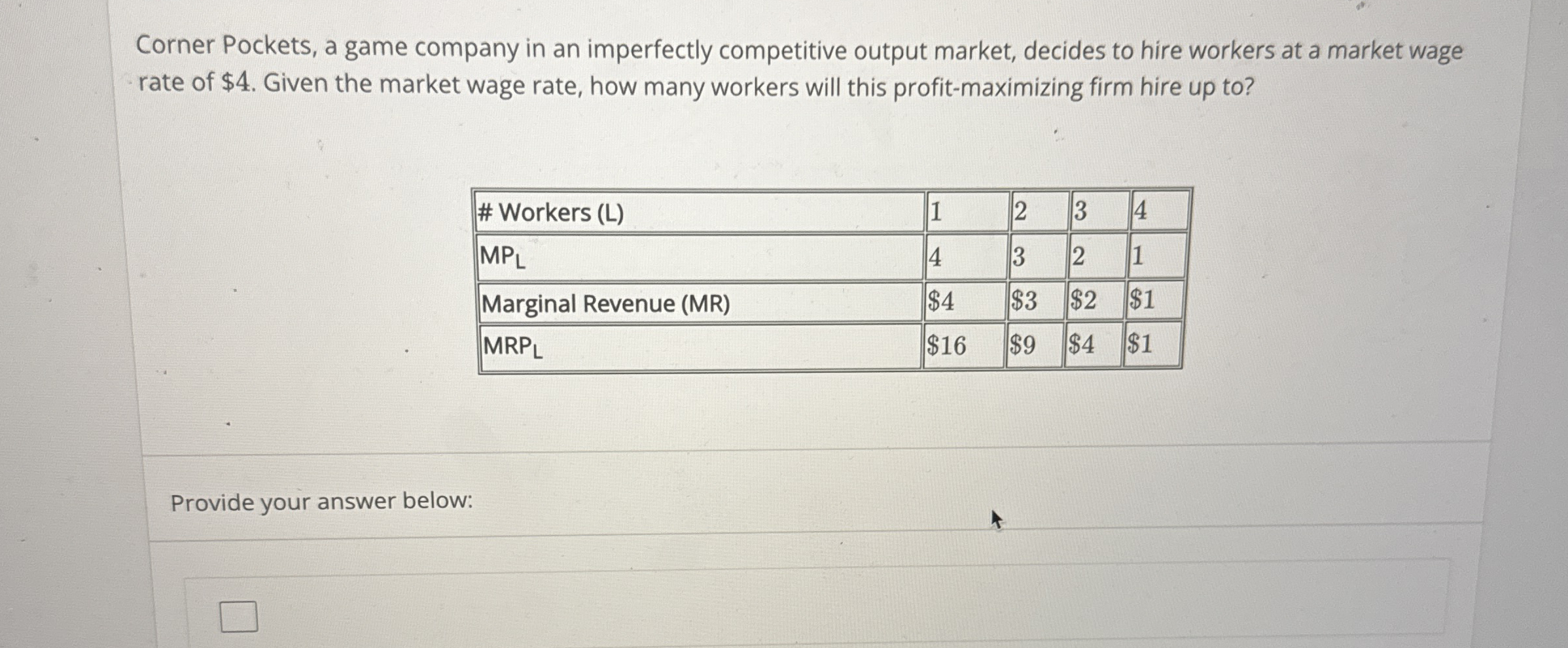 Corner Pockets, a game company in an imperfectly
