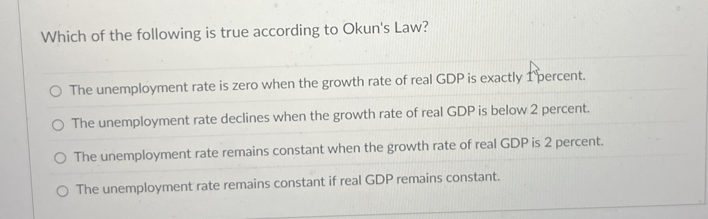 Which of the following is true according to