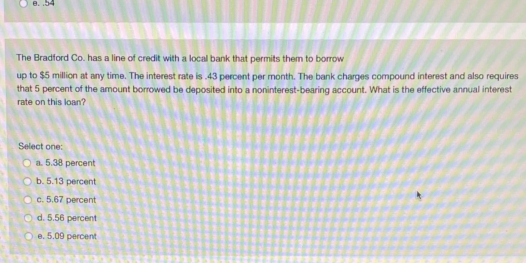 Please help me solve this problem! 8. .54 The