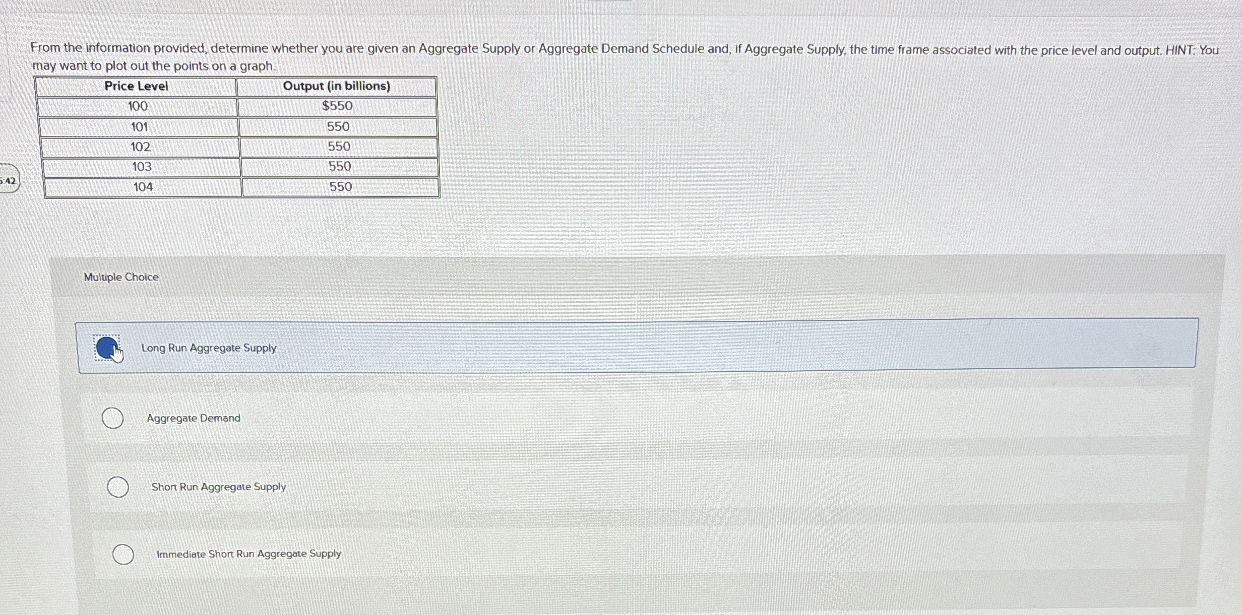 From the information provided, determine whether