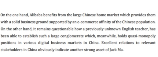 Case study -1 The Alibaba Group Company