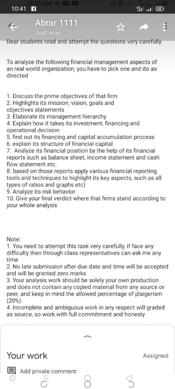 Solve this assignmnet for toyota company .kindly