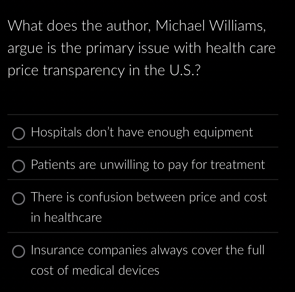 What does the author, Michael Williams, argue is