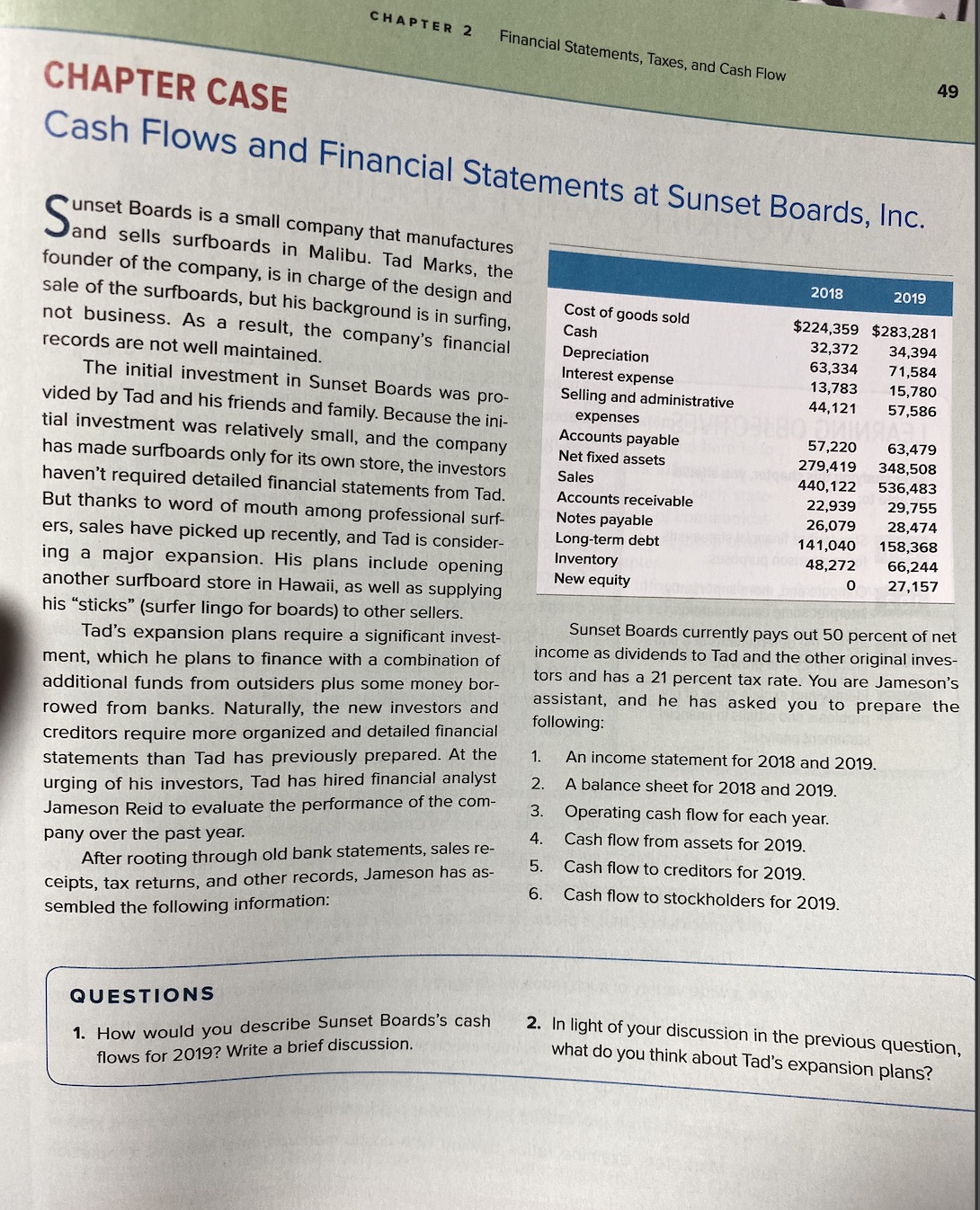 Can I get the answers for this chapter case Qs??