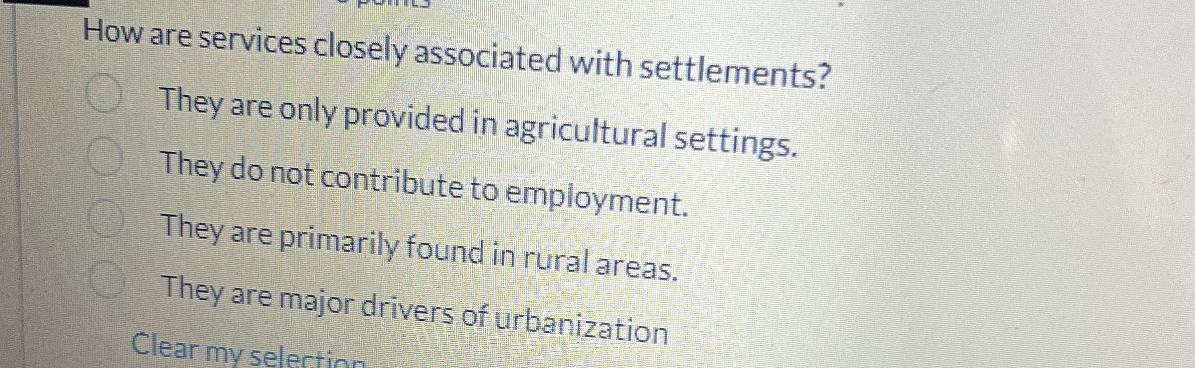 How are services closely associated with