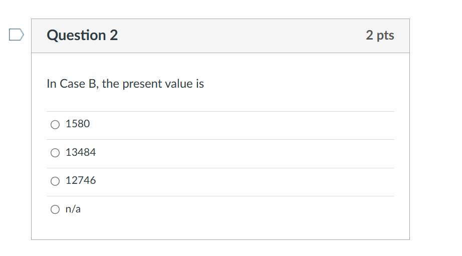 Evaluate each case below, and complete the
