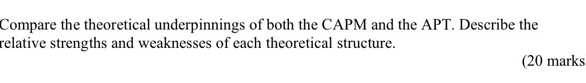 Compare the theoretical underpinnings of both the