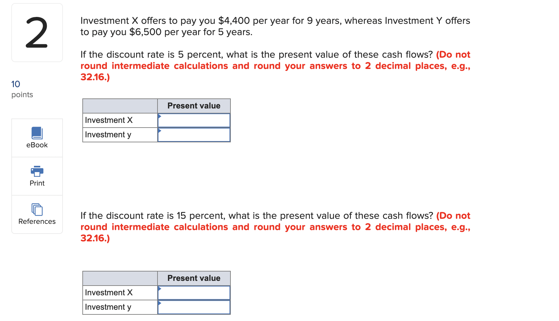 practice questions At 6.3 percent interest, how