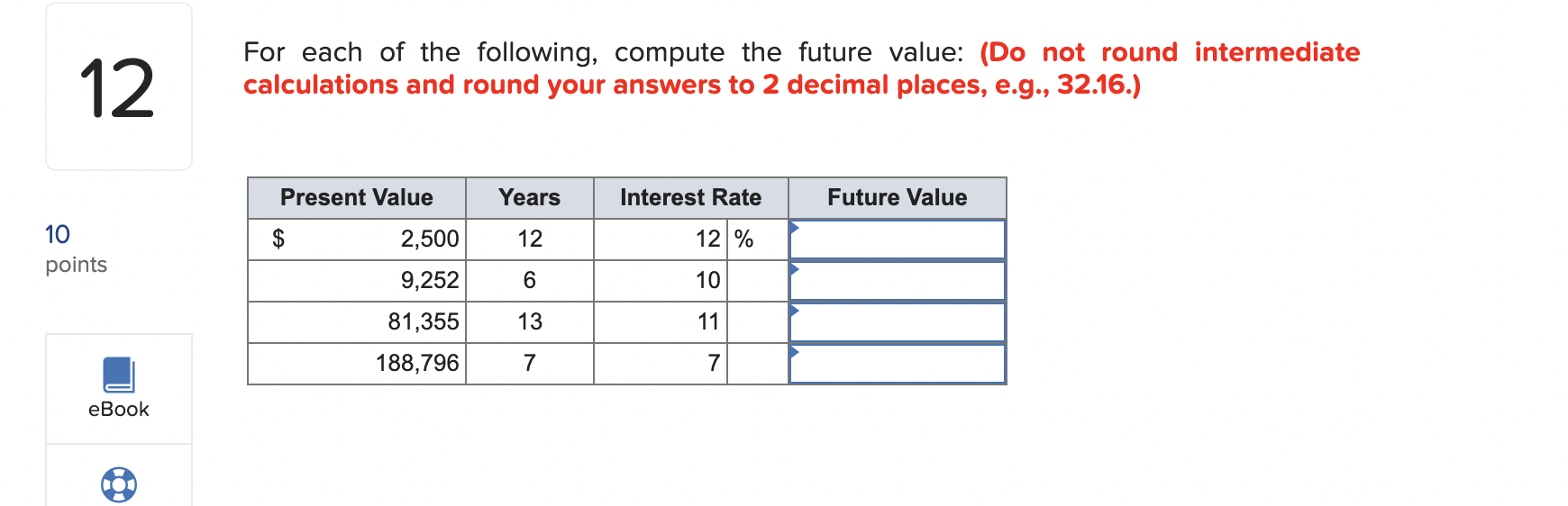 practice questions For each of the following,