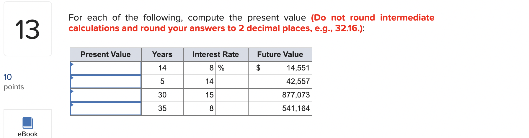 practice questions For each of the following,