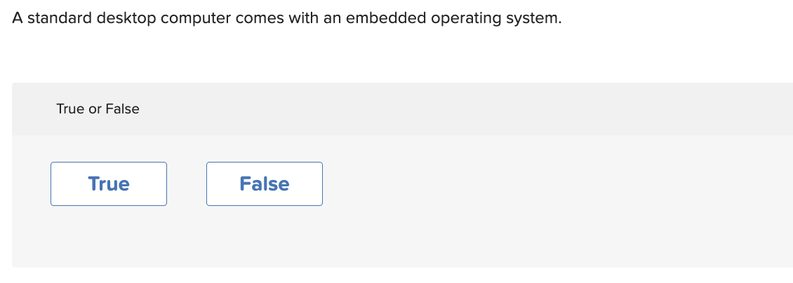 A standard desktop computer comes with an