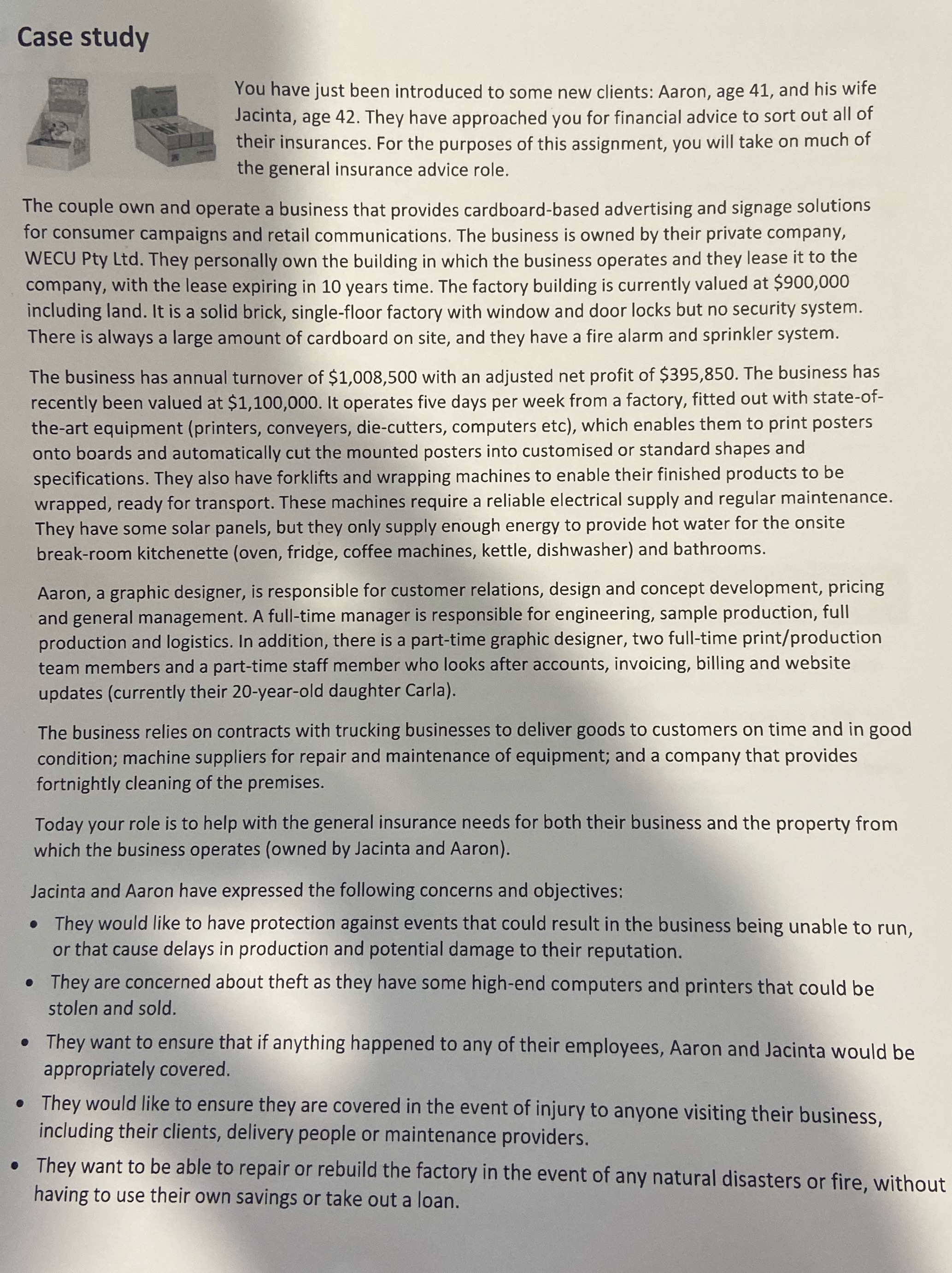 In relation to the steps and procedures to