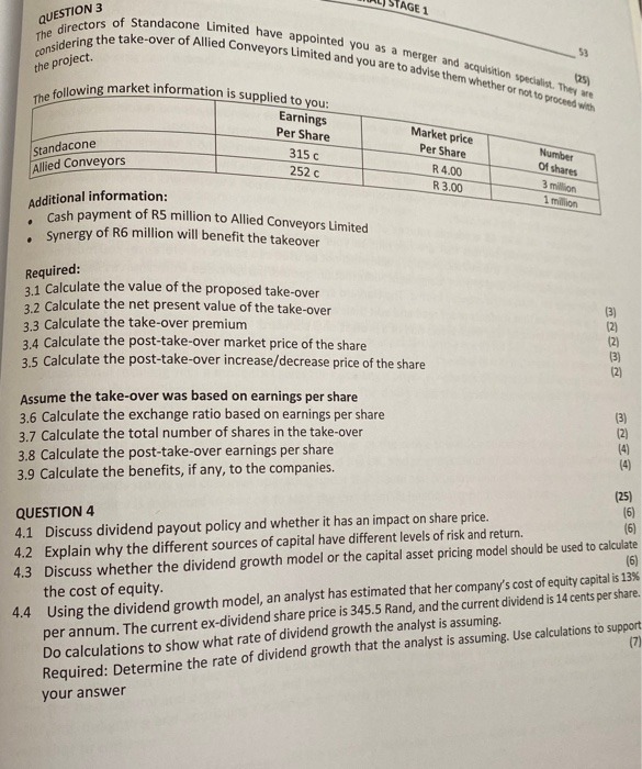 Task one.. You have been assigned to construct a