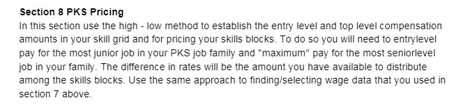 Section 8 PKS Pricing In this section use the