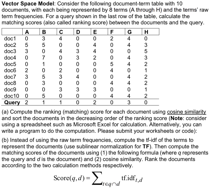 Please show all calculation steps. Consider the