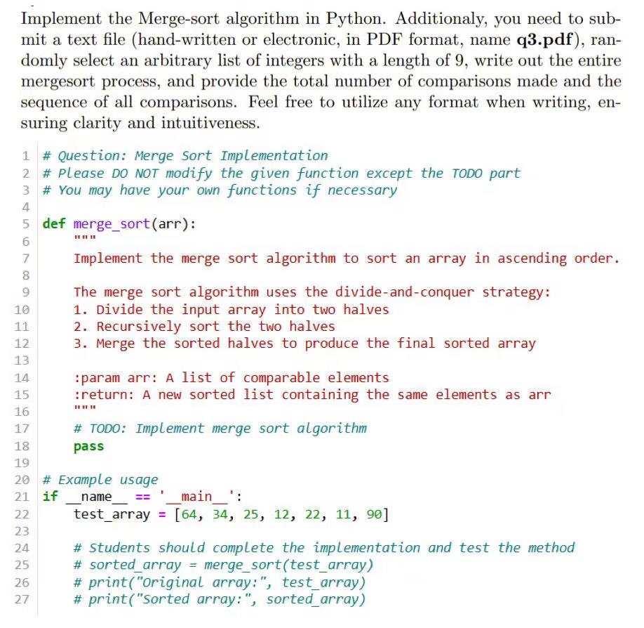 This is Python. Please fill in the TODO part of