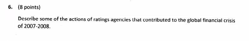 6. {3 points) Dcscribc some of the actions of