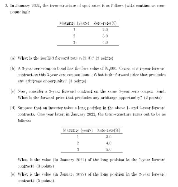 Help in answering this 7. (5 points) You are