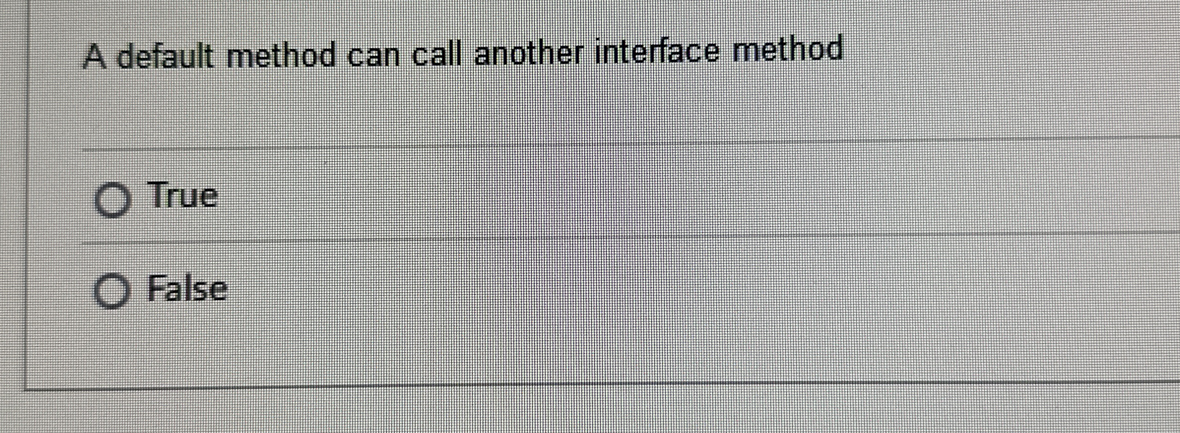 in java - a default method can call another