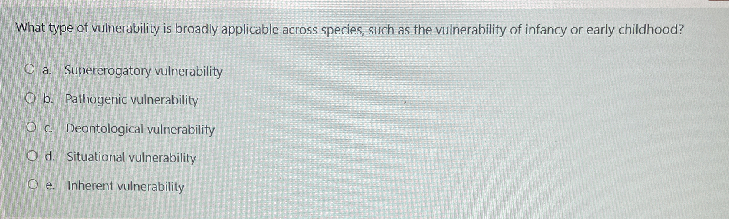 What type of vulnerability is broadly applicable
