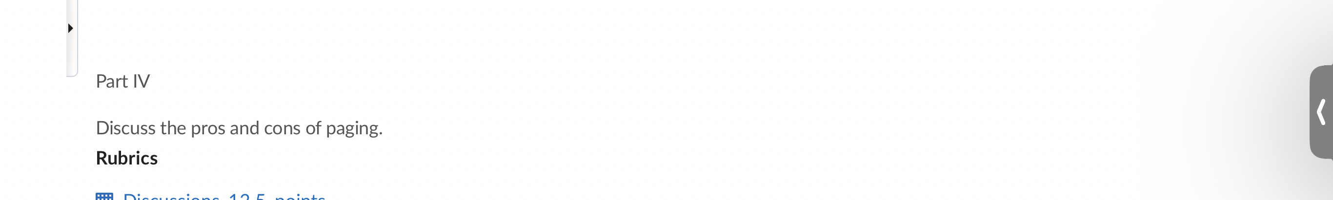 Need help with Part IV